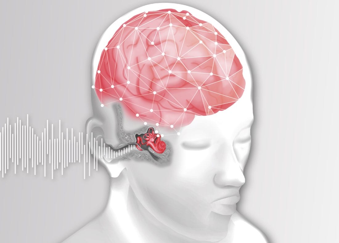 Bei der KOJ-Gehörtherapie wird die Hörverarbeitung im Gehirn  Schritt für Schritt trainiert. Durch eine kontrollierte Simulation alltagsnaher Situationen wie ein Gespräch im Restaurant, werden alle relevanten Disziplinen des Gehörs beansprucht.   